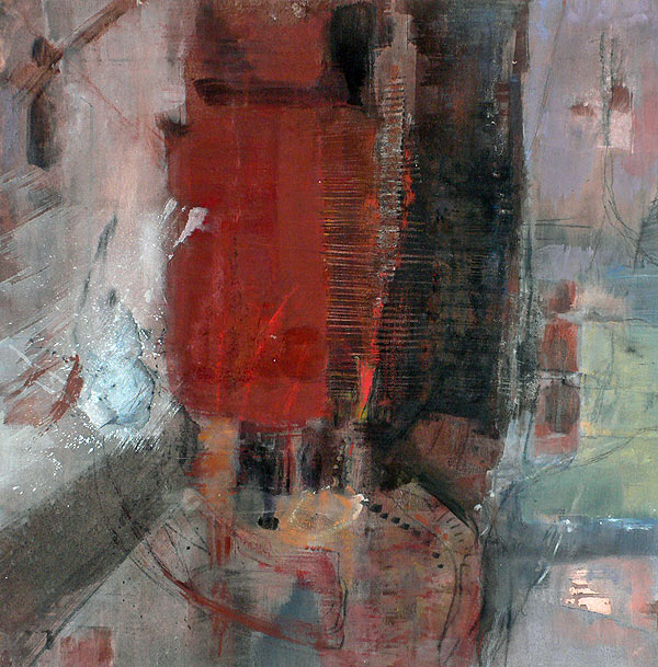 Les Deux - Tempera, 60x60 cm, 2007 - Barbara Kirchner